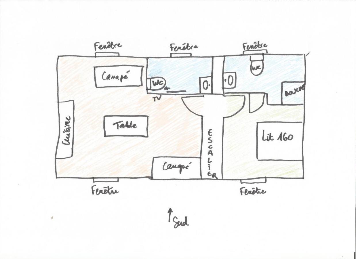Residence Des 3 Iles, En Plein Centre-Ville, A 5 Min Des Plages, 3 Appartements Neufs Étables Exterior foto